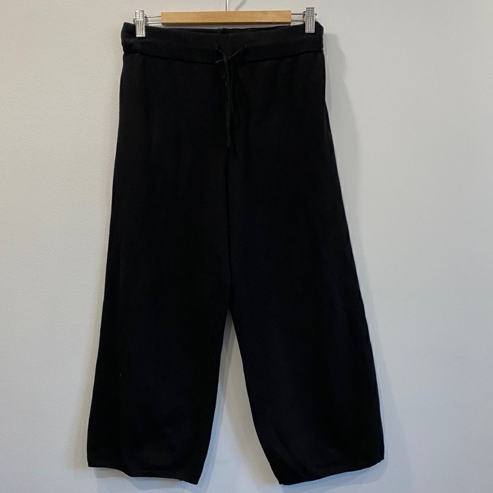 The Group Babaton Black Knit Cropped Pants